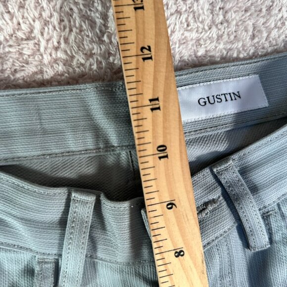 Gustin Skinny Fit Jeans Monster Bedford Corduroy 5 Pocket Pants Blue Grey 30x34 - Picture 12 of 15